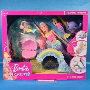 Barbie Dreamtopia MERMAID NURSERY PLAYSET and Dolls Merbaby EXCLUSIVE Lot #1975 - Picture 1 of 15