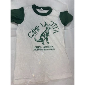 Girl Scout Camp LaJita San Antonio Shirt Youth Medium 10-12 80s vintage - Picture 1 of 9