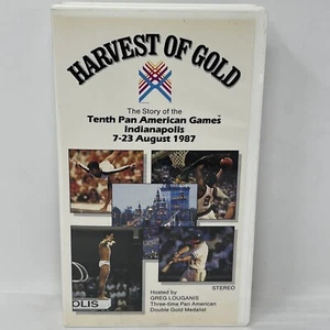 HARVEST OF GOLD Story of the Tenth Pan American Games Indianapolis 1987 VHS RARE - Picture 1 of 19
