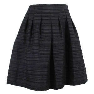 Talbots NEW $139 Sz 8P Black Sparkle Flowy Lined Polyester Nylon Skirt - Picture 1 of 7