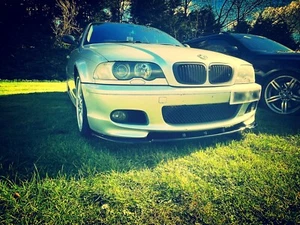 FWPERFORMANCE BMW E46 M - SPORT FRONTSPLITTER ABS KUNSTSTOFF GLANZ SCHWARZ - Bild 1 von 5