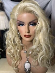 HOLLYWOOD GLAMOUR! ”613”  Blonde, Whole Lace, Human Hair Blend, Wig!