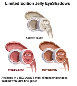 NYX Professional Makeup Diamonds & Ice Please Eyeshadow Jelly, - Picture 1 of 9