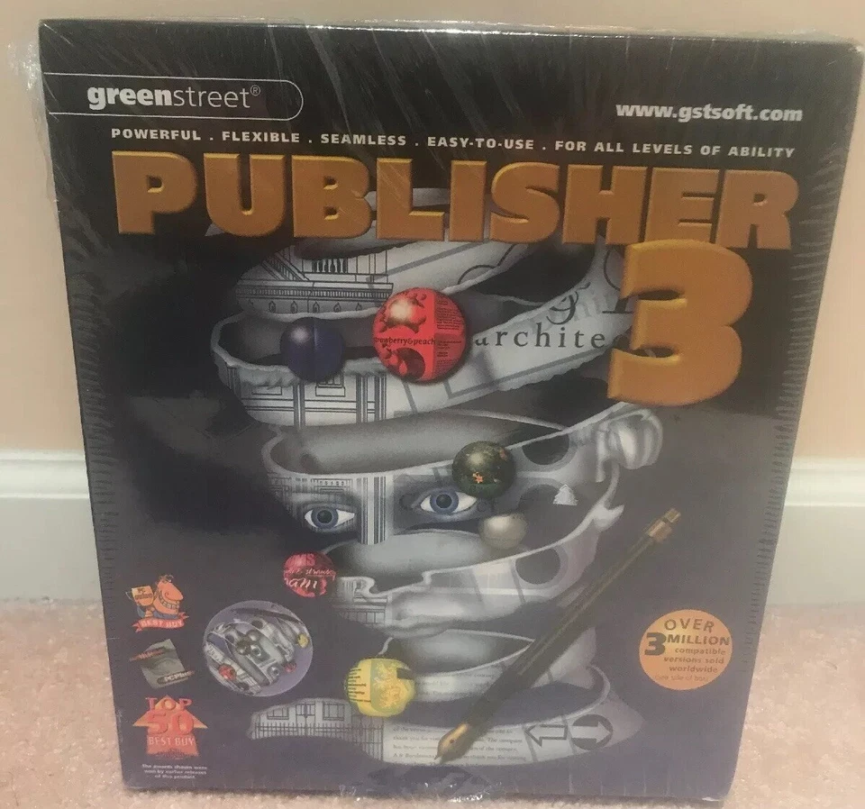 New Greenstreet Publisher 3 (Windows CDROM) Schools, Business,Clubs Web Design + - Image 1 of 4