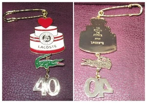 LACOSTE GEBURTSTAG 40 JAHRE Roland Garros Brosche Schmuck Les Bijoux De Sophie - Bild 1 von 4