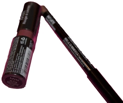 NYX Matte lipstick #15 WHIPPED CAVIAR & TAUPE EYELINER + FREE MILANI NAIL POLISH - Image 1 of 4