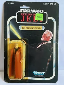 Star Wars Vintage KENNER 1983 Ben Obi-Wan Kenobi ROTJ 65 back BRAND NEW SEALED!! - Picture 1 of 9