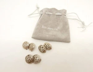 Kit Heath Sterling Silver Celtic Design Stud Clip-on Earrings x3 -Thames Hospice - Picture 1 of 10