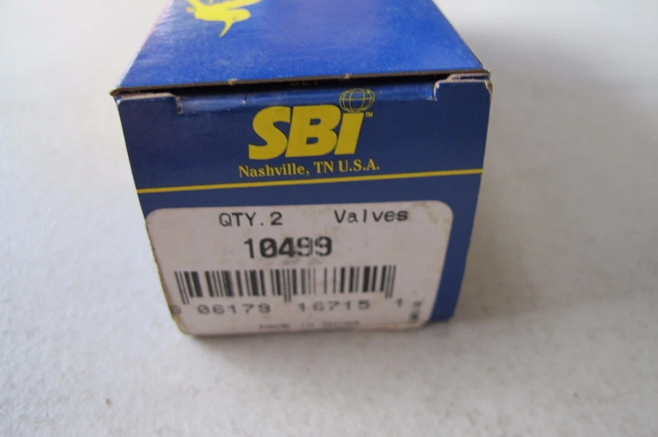 Válvulas de motor SBI 10499 para CHRYSLER MITS 1834cc 1.8 4G93 16VAL SOHC-2 piezas Foto 1 de 1