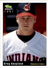 1991 Watertown Indians Classic/Best #8 Greg Knapland Clinton Washington WA Card