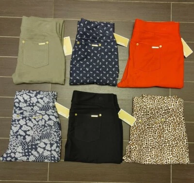 MICHAEL KORS Leggings NEW basics Pull-on pants MK QF03E CHOOSE COLOR & PRINT New - Image 1 of 4