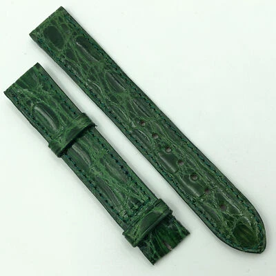Cartier Authentic 15.5mm Green Leather Strap for Buckle 580OH10ODCO - Image 1 of 2