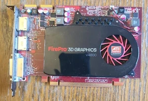 Tarjeta de gráficos ATi AMD FirePro V4800 1 GB GDDR5 PCIe 1xDVI 2xDP - Imagen 1 de 3