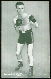 1947-66 Boxing Exhibit Card - Frankie Ruff - Picture 1 of 2