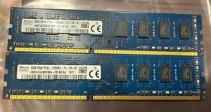 Lot 2x 8GB Ddr3 Desktop memory Hynix HMT41GU6BFR8A-PB 2Rx8 PC3L-12800U-11-13-B1 - Picture 1 of 2