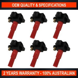 6x Swan Ignition Coil for Subaru F6 Liberty Outback Tribeca Legacy EZ36D - Picture 1 of 6