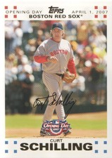 2007 Topps Opening Day Baseball Gold #60 Curt Schilling /2007