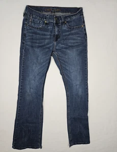 Cody James Jeans Mens 32x32 Stretch Switchback Dark Wash Slim Bootcut - Picture 1 of 14