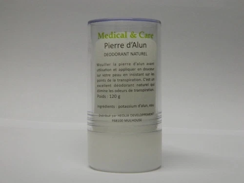 12 DEODORANTS NATUREL PIERRE D'ALUN en stick 120gr MEDICAL & CARE