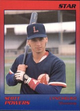 1989 Lynchburg Red Sox Star #19 Scott Powers
