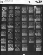 LD260-84 Orig Contact Sheet 1976 Baseball San Diego Padres Mike Ivie Randy Jones