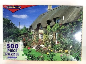 Chad Valley 500 Piece Jigsaw Puzzle Cotswold Cottage New Sealed - Picture 1 of 6