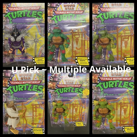 Teenage Mutant Ninja Turtles Movie Star Action Figure Shredder Raphael Donatello Cover