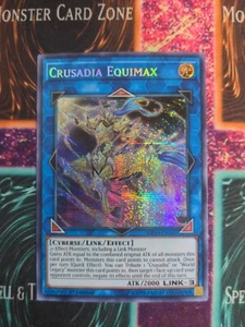 Yu-Gi-Oh! Crusadia Equimax MP19-EN107 1st Edition Prismatic Secret Rare NM - Picture 1 of 4