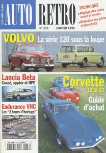 AUTO RETRO n°173 01/1995 LANCIA BETA Coupé SPYDER HPECORVETTE 1968-182 VOLVO 120 - Bild 1 von 1