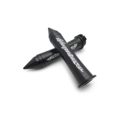 Custom 7/8" 22mm Handlebar Grips For Suzuki Gsxr 1300 R Hayabusa All Year Black - Image 1 of 4