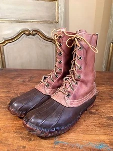 Vintage 60er L L BEAN MAINE JAGDSTIEFEL HERREN 6 SELTEN 60er ETIKETT !!! OID STOCK MINT! - Bild 1 von 9