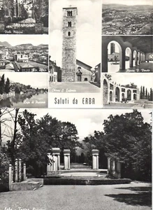 n. 2 cartoline cartolina Erba Como  postcard n. 73 anni '60 - Foto 1 di 1