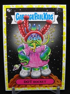 27b Dot Rocket Phlegm Yellow Parallel Garbage Pail Kids 35th Anniversary