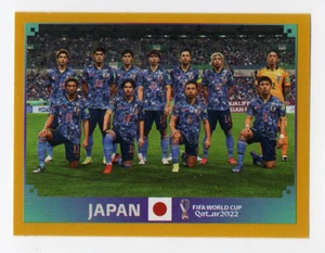 2022 Panini FIFA World Cup Sticker Gold JPN1 Team Photo (Japan) - Picture 1 of 2