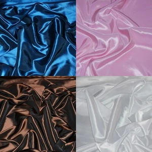Tela de tafetán | Tela de tafetán de seda sintética | Tela por yarda 58"/60" - Imagen 1 de 11