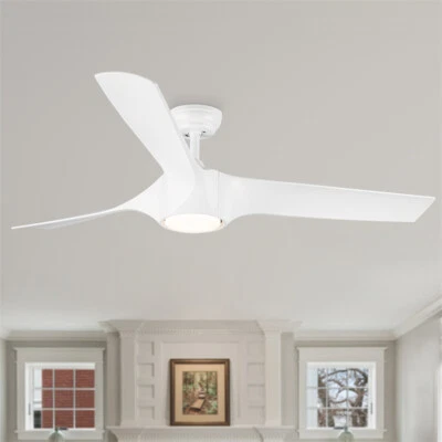 56 In.Indoor LED Ceiling Fan 3 ABS Blades Reversible Motor w/Light & Remote - Image 1 of 4