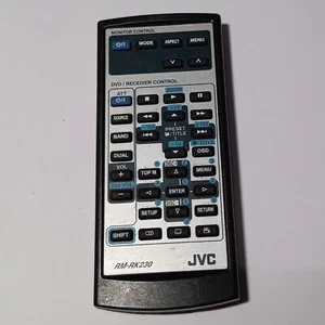 Used JVC RM RK230 Remote Audio CD Band Source OSD ATT Menu Aspect Setup #9 - Imagen 1 de 2
