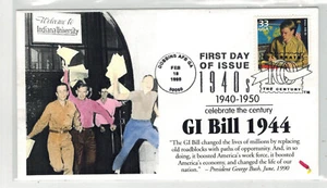 DYNAMITE HANDPAINTED TINTED CELEBRATE CENTURY 1940s PATRIOTIC SOLDIERS G I BILL - Picture 1 of 1