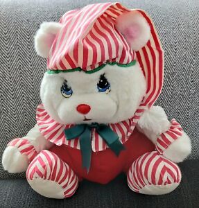 Vintage 1992 Happiness Aid By Well Made Bear Plush Stuffed Striped Teddy