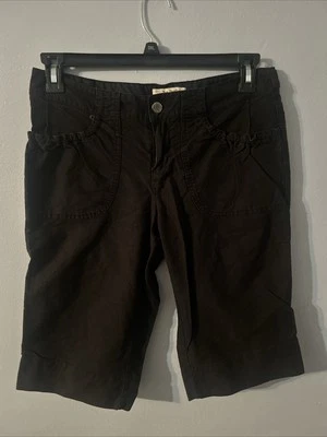 Shorts cargo Free People feminino preto utilitário tamanho 6 - Imagem 1 de 3
