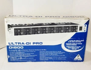 Behringer Ultra-DI Pro DI800 Professional Mains/Phantom Powered 8-Channel DI Box - Picture 1 of 10