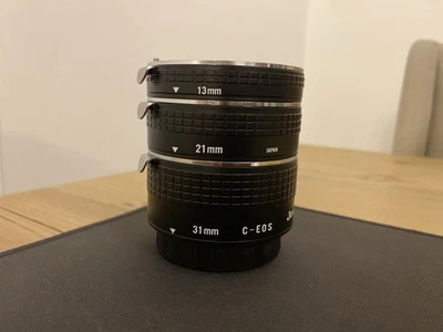 Jessop C-EOS Canon C-EOS Extension Tubes 13mm, 21mm, 31mm with electrical pins - Image 1 of 4