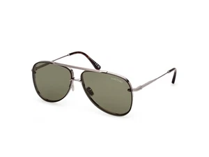 Tom Ford TF 1071 FT1071 shiny light ruthenium shiny light 14N Sunglasses - Picture 1 of 1