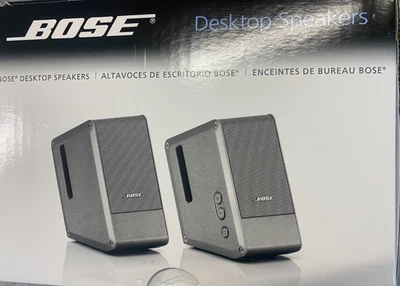 Bose Computer MusicMonitor Computer Speakers Desktop PC Silver Bose Sound - Image 1 of 4