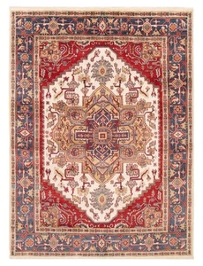 Vintage Hand-Knotted Area Rug 7'9" x 10'4" Traditional Wool Carpet - Picture 1 of 9