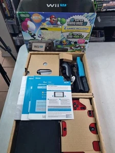 Nintendo Wii U Mario & Luigi Deluxe Set 32 GB Black Console Complete In Box - Picture 1 of 14