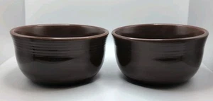 Fiestaware Chocolate Brown Deep Bowls - Soup/Chili - Fiesta Round - NEW - Picture 1 of 10