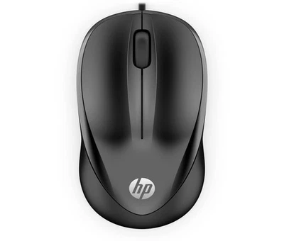 HP 1000 Black Wireless USB Mouse, Ambidextrous, Comfort, Multi-Surface Technolog - Image 1 of 4