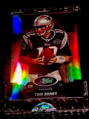 2011 TOM BRADY ETOPPS REFRACTOR UNCIRCULATED FACTORY SEALED SUPER BOWL CHAMPION - Image 1 of 4