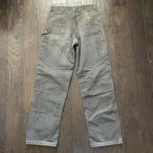 Carhartt Hose Flanell gefüttert B111TMB Me Gr. 32 x 34 braun Duck Canvas Carpenter - Bild 1 von 12